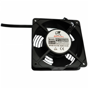 Fan with bearing for wall enclosures